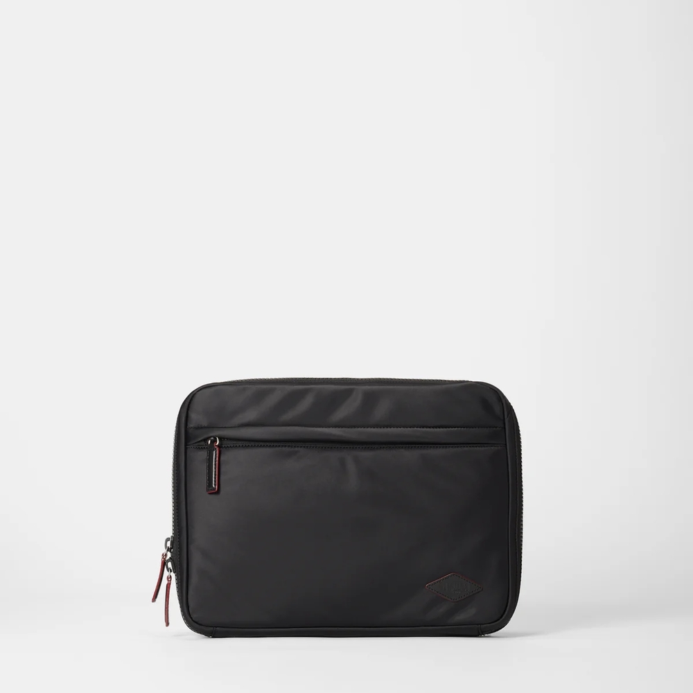 MZ Wallace Black Laptop Case Sleek Durable Design